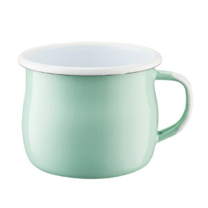 Kubek wypukły z uszkiem poj. 500 ml w kolorze miętowym