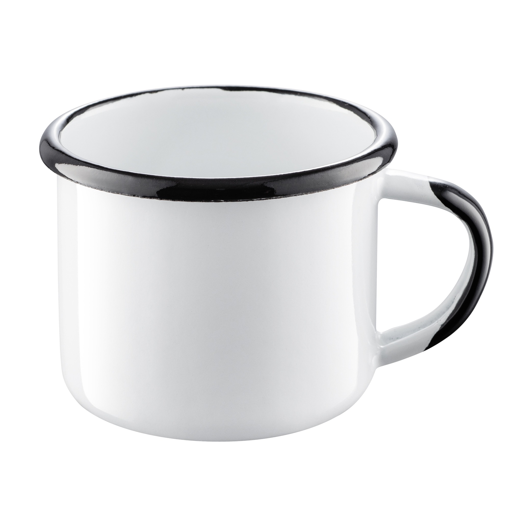 Kubek emaliowany klasyczny biały