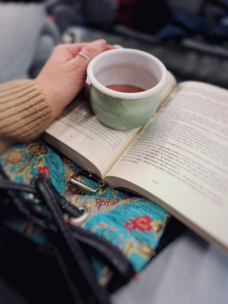 Kubek miętowy emaliowany