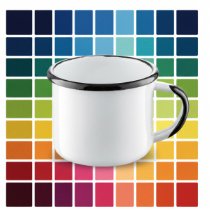 Kolory kubek emaliowany Olkusz